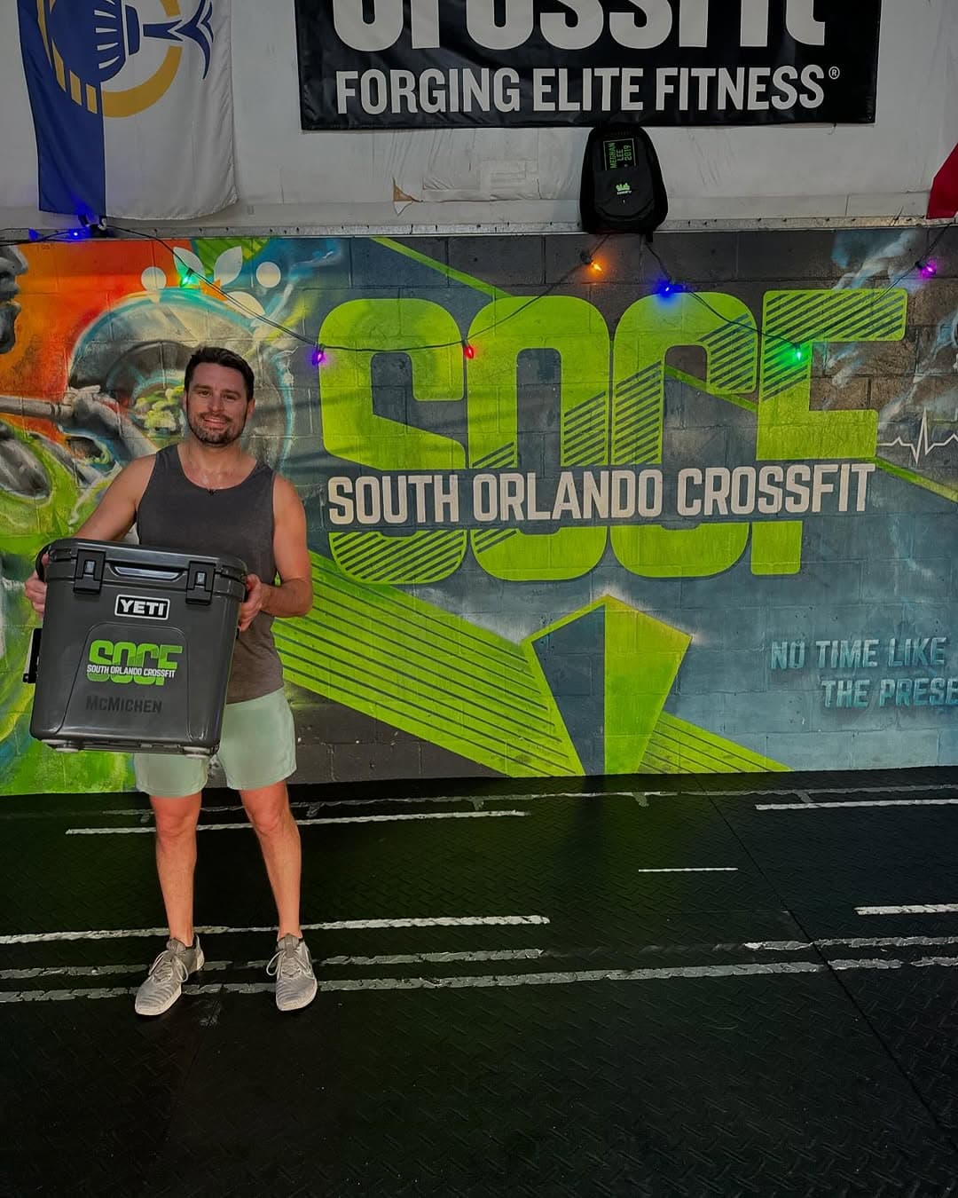 Long-time member at the SOCF wall